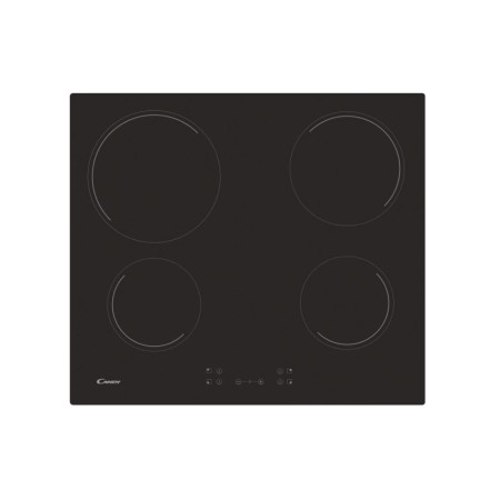 Candy | Hob | CH64CCB/4U2 | Vitroceramic | Number of burners/cooking zones 4 | Touch | Black