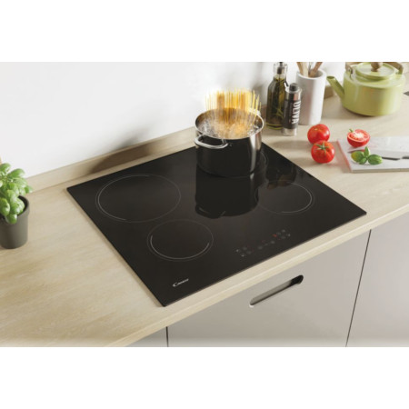 Candy | Hob | CH64CCB/4U2 | Vitroceramic | Number of burners/cooking zones 4 | Touch | Black