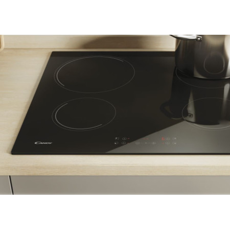 Candy | Hob | CH64CCB/4U2 | Vitroceramic | Number of burners/cooking zones 4 | Touch | Black