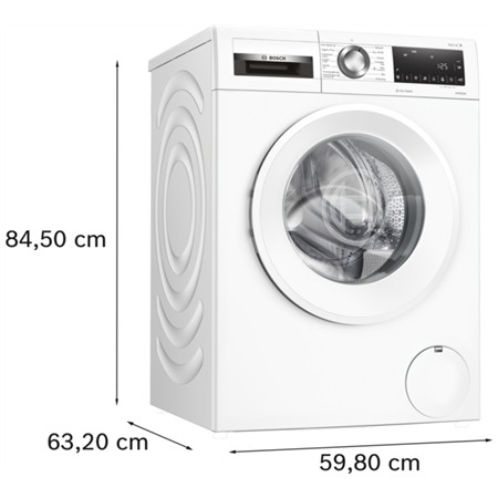 Bosch | Washing Machine | WGG244ZMSN | Front loading | Washing capacity 9 kg | 1400 RPM | Depth 59 cm | Width 60 cm | LED | Stea