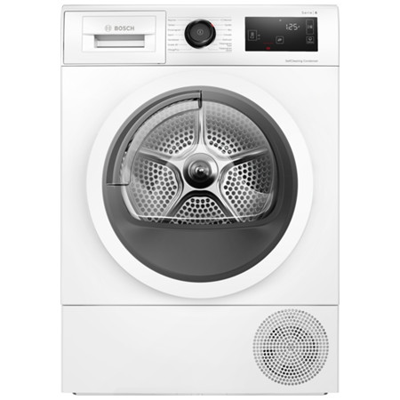 Bosch Dryer Machine with Heat Pump | WTU876IHSN | Energy efficiency class A++ | Front loading | 9 kg | LED | Depth 61.3 cm | Whi