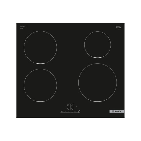 Bosch Hob | PIE611BB5E | Induction | Number of burners/cooking zones 4 | Touch | Timer | Black | Display