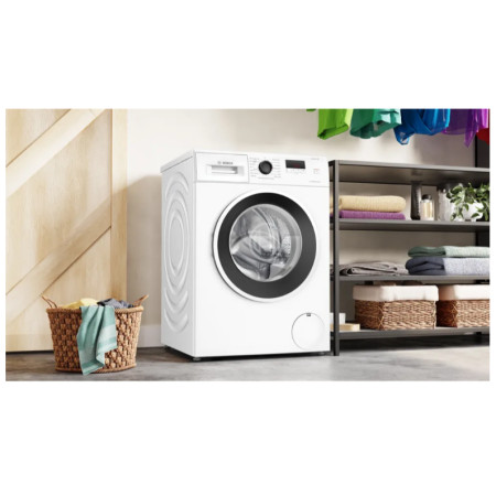 Bosch Washing Machine | WGE0240ASN | Energy efficiency class A | Front loading | Washing capacity 7 kg | 1400 RPM | Depth 59 cm 