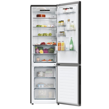 Candy Refrigerator | CNCQ2T620EB | Energy efficiency class E | Free standing | Combi | Height 205 cm | No Frost system | Fridge 