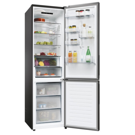 Candy Refrigerator | CNCQ2T620EB | Energy efficiency class E | Free standing | Combi | Height 205 cm | No Frost system | Fridge 