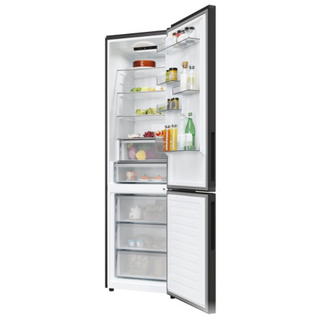 Candy Refrigerator | CNCQ2T620EB | Energy efficiency class E | Free standing | Combi | Height 205 cm | No Frost system | Fridge 