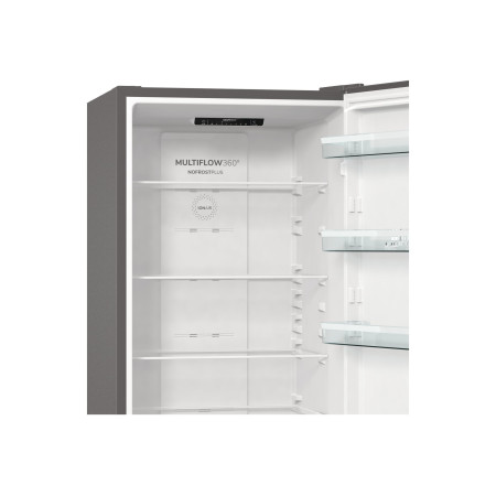 Gorenje Refrigerator | NRK6202ES4 | Energy efficiency class E | Free standing | Combi | Height 200 cm | No Frost system | Fridge