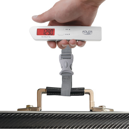 Adler | Travel Luggage Scale | AD 8191 | Maximum weight (capacity) 50 kg | Accuracy 10 g | Grey