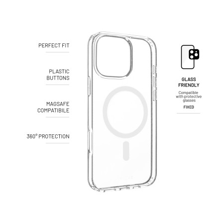 Fixed | MagPure | Back Cover | Apple | iPhone 16 Pro Max | TPU | Clear