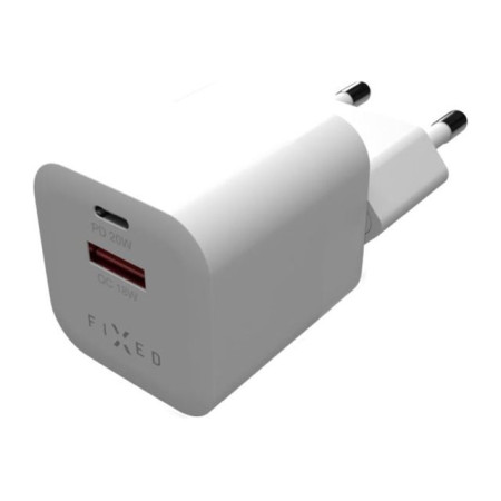 Fixed Mini USB-C/USB Travel Charger 20W | FIXC20M-CU-WH