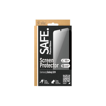 SAFE by PanzerGlass Screen Protector Samsung Galaxy S24 | Ultra-Wide Fit w EasyAligner | PanzerGlass