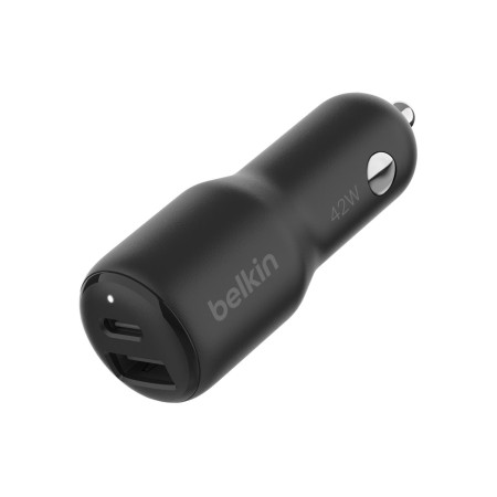 Belkin | BOOST CHARGE 42w-30w USB-C PD PPS + 12w USB-A Car Charger, | CCB005btBK