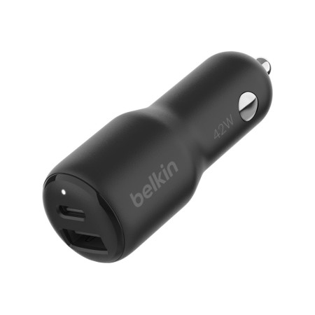 Belkin | BOOST CHARGE 42w-30w USB-C PD PPS + 12w USB-A Car Charger, | CCB005btBK