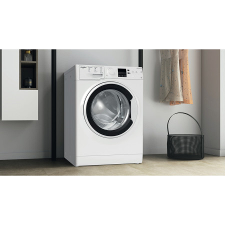 Whirlpool Washing machine | WRBSS 6249 W EU | Energy efficiency class C | Front loading | Washing capacity 6 kg | 1200 RPM | Dep