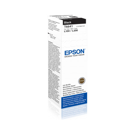 Epson T6641 Ink bottle 70ml | Ink Cartridge | Black