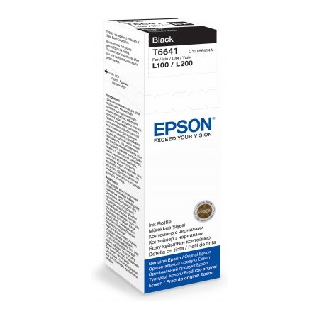 Epson T6641 Ink bottle 70ml | Ink Cartridge | Black