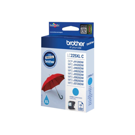 Brother LC-225XLC | Ink Cartridge | Cyan