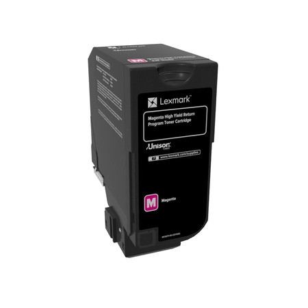 Lexmark 16K Magenta Return Program Toner Cartridge (CX725) | Lexmark Magenta