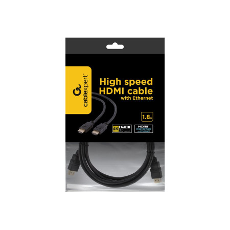 Cablexpert | CC-HDMI4-6 | Black | HDMI to HDMI | 1.8 m