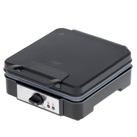 Adler | Waffle Maker | AD 3049 | 1200 W | Number of pastry 4 | Belgium | Black