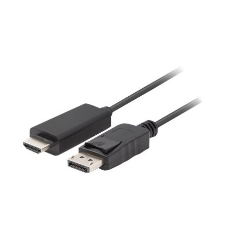 Lanberg | DisplayPort to HDMI Cable | DisplayPort Male | HDMI Male | DP to HDMI | 1 m