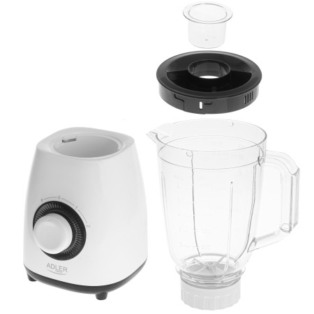 Adler | Blender with jar | AD 4085 | Tabletop | 1000 W | Jar material Plastic | Jar capacity 1.5 L | White