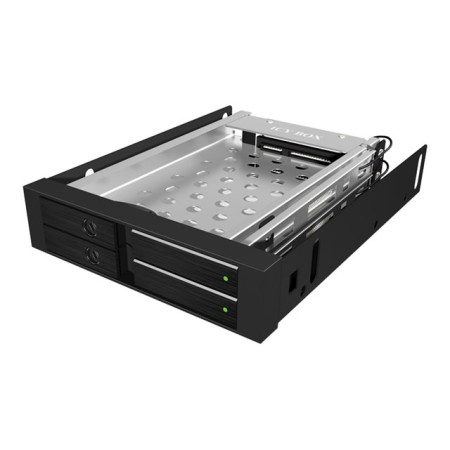 Icy Box IB-2227StS Storage Drive Cage for 2.5" HDD, Black | Raidsonic