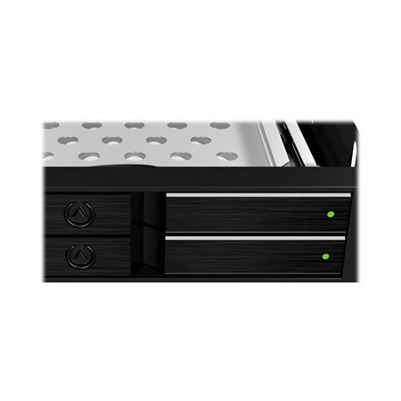 Icy Box IB-2227StS Storage Drive Cage for 2.5" HDD, Black | Raidsonic