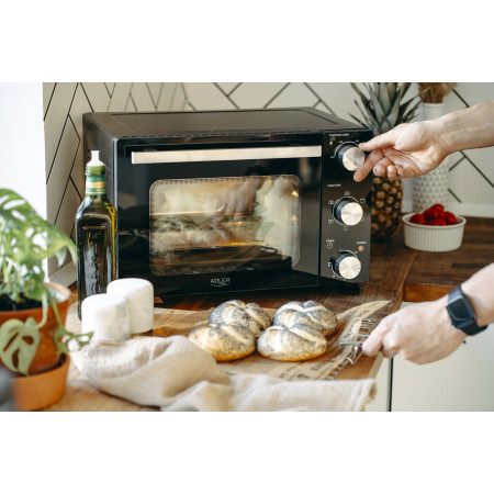 Adler Electric Oven | AD 6024 | 22 L | 1300 W | Black