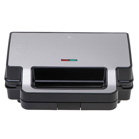 Adler Sandwich maker 2 in 1 | AD 3073 | 1000 W | Number of plates 2 | Stainless Steel/Black