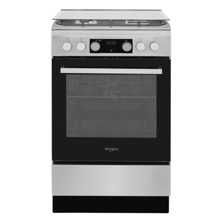 Whirlpool Cooker | WS5G8CHX/E/1 | Hob type Gas | Oven type Electric | Stainless steel | Width 50 cm | LED | Depth 60 cm | 60 L