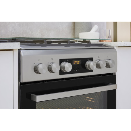 Whirlpool Cooker | WS5G8CHX/E/1 | Hob type Gas | Oven type Electric | Stainless steel | Width 50 cm | LED | Depth 60 cm | 60 L