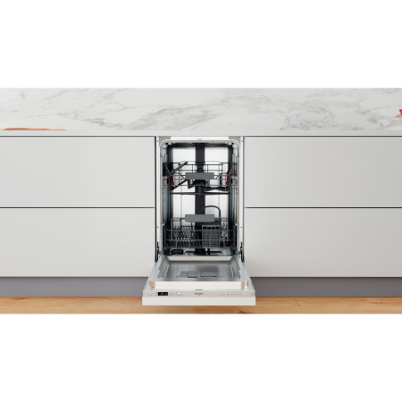 Whirlpool Dishwasher | WSIC 3M27 | Built-in | Width 44.8 cm | Number of place settings 10 | Number of programs 6 | Energy effici