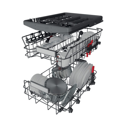 Whirlpool Dishwasher | WSIP 4O33 PFE | Built-in | Width 44.8 cm | Number of place settings 10 | Number of programs 9 | Energy ef