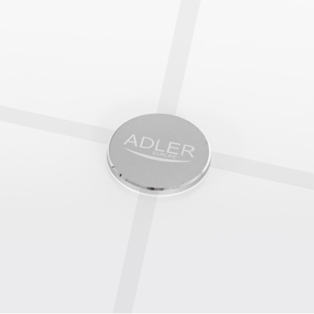 Adler Smart Bathroom Scale | AD 8187 | Maximum weight (capacity) 180 kg | Accuracy 100 g | Body Mass Index (BMI) measuring | Whi