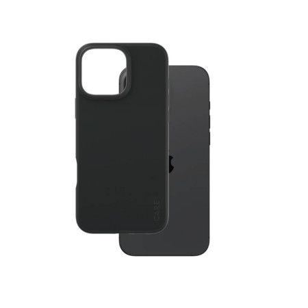 CARE Fashionable Case | Back cover | Apple | iPhone 16 Pro Max | Recycled plastic | Black