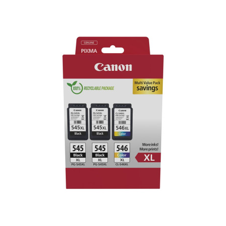 Canon PG-545XLX2/CL-546XL MULTI | Ink cartridges | Colour (cyan, magenta, yellow, black)