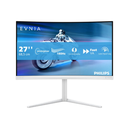 Philips 27M2C5201L/00 | 27 " | VA | 16:9 | 180 Hz | 1 ms | 1920 x 1080 pixels | 300 cd/m | HDMI ports quantity 2 | White