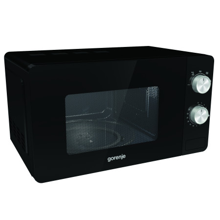 Gorenje | Microwave oven | MO20E1B | Free standing | 20 L | 800 W | Black