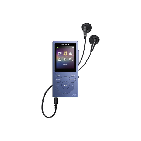 Sony Walkman NW-E394L MP3 Player with FM radio, 8GB, Blue | MP3 Player with FM radio | Walkman NW-E394L | Internal memory 8 GB |