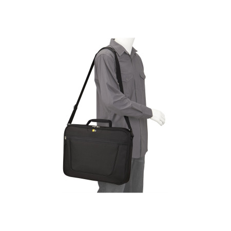 Case Logic | VNCI217 | Fits up to size 17.3 " | Messenger - Briefcase | Black | Shoulder strap