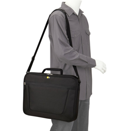 Case Logic | VNCI217 | Fits up to size 17.3 " | Messenger - Briefcase | Black | Shoulder strap