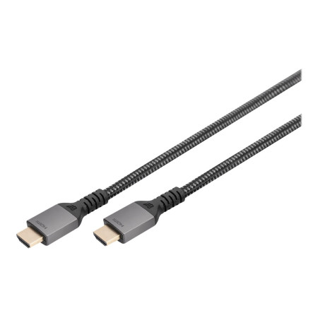 Digitus | 8K PREMIUM HDMI 2.1 Connection Cable | Black | HDMI male (type A) | HDMI male (type A) | HDMI to HDMI | 1 m