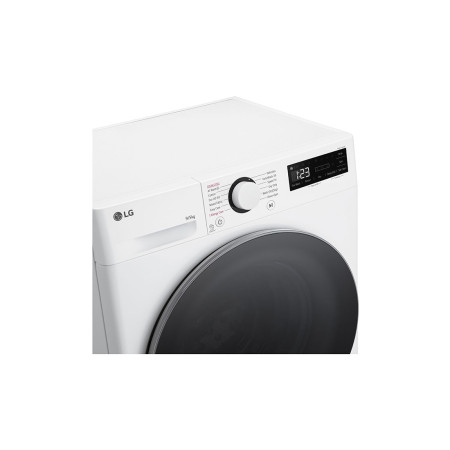 LG | Washing machine with dryer | F2DR509S1W | Energy efficiency class A-10% | Front loading | Washing capacity 9 kg | 1200 RPM 