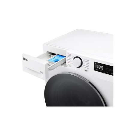 LG | Washing machine with dryer | F2DR509S1W | Energy efficiency class A-10% | Front loading | Washing capacity 9 kg | 1200 RPM 