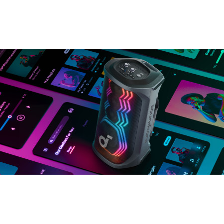 Anker Soundcore | Portable Bluetooth Speaker | Rave 3 | 160 W | Bluetooth | Black | Portable | Wireless connection