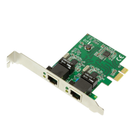 Logilink PC0075, 2-port Gigabit PCI Express network card | Logilink | 2 x Gigabit Lan (RJ 45) | PCIe