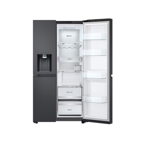 LG Refrigerator | GSLC41EPPE | Energy efficiency class E | Free standing | Side by side | Height 179 cm | Fridge net capacity 42