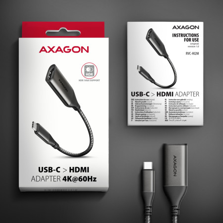 AXAGON | Active converter | USB-C to HDMI | 0.25 m