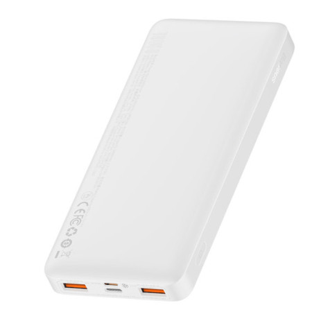 Baseus Bipow Fast Charging Power Bank 10000mAh 20W (Overseas Edition) White